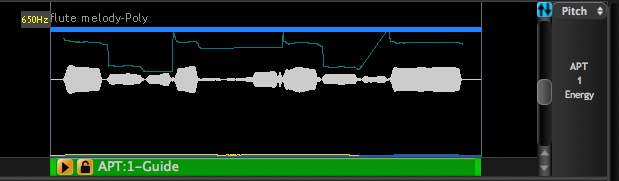 APT - Single track with wrong pitch limit shown